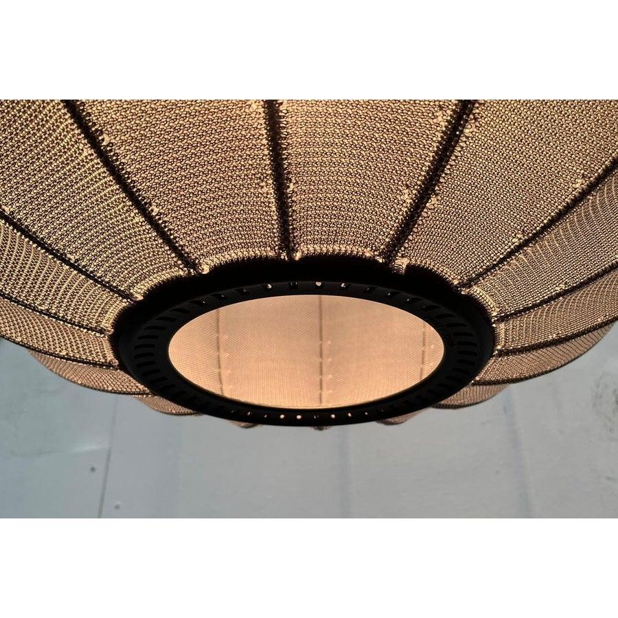 Lampe suspendue danoise Wit 60 en tissu tricoté par Iskos Berlin pour Made by Hand en vente 1