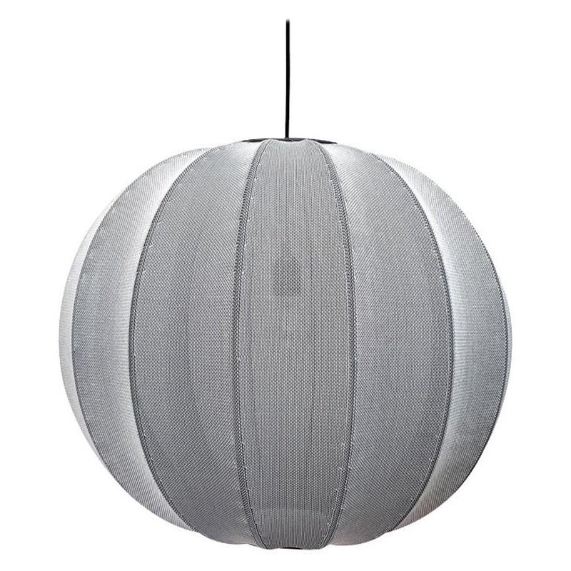 Lampe suspendue danoise Wit 60 en tissu tricoté par Iskos Berlin pour Made by Hand en vente