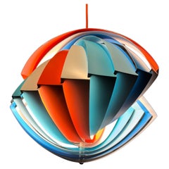 Danish Konkylie Pendant Lamp by Louis Weisdorf for Lyfa, 1960s