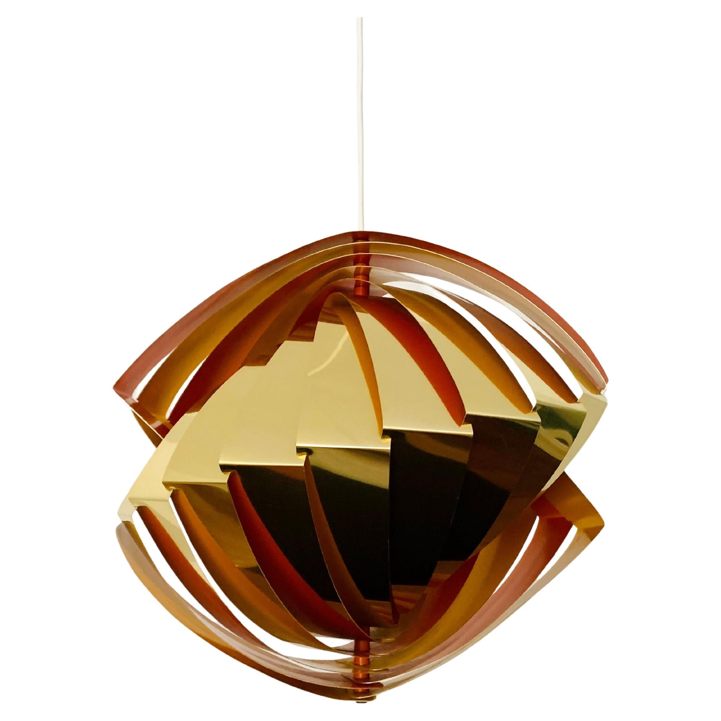 Danish Konkylie Pendant Lamp by Louis Weisdorf for Lyfa