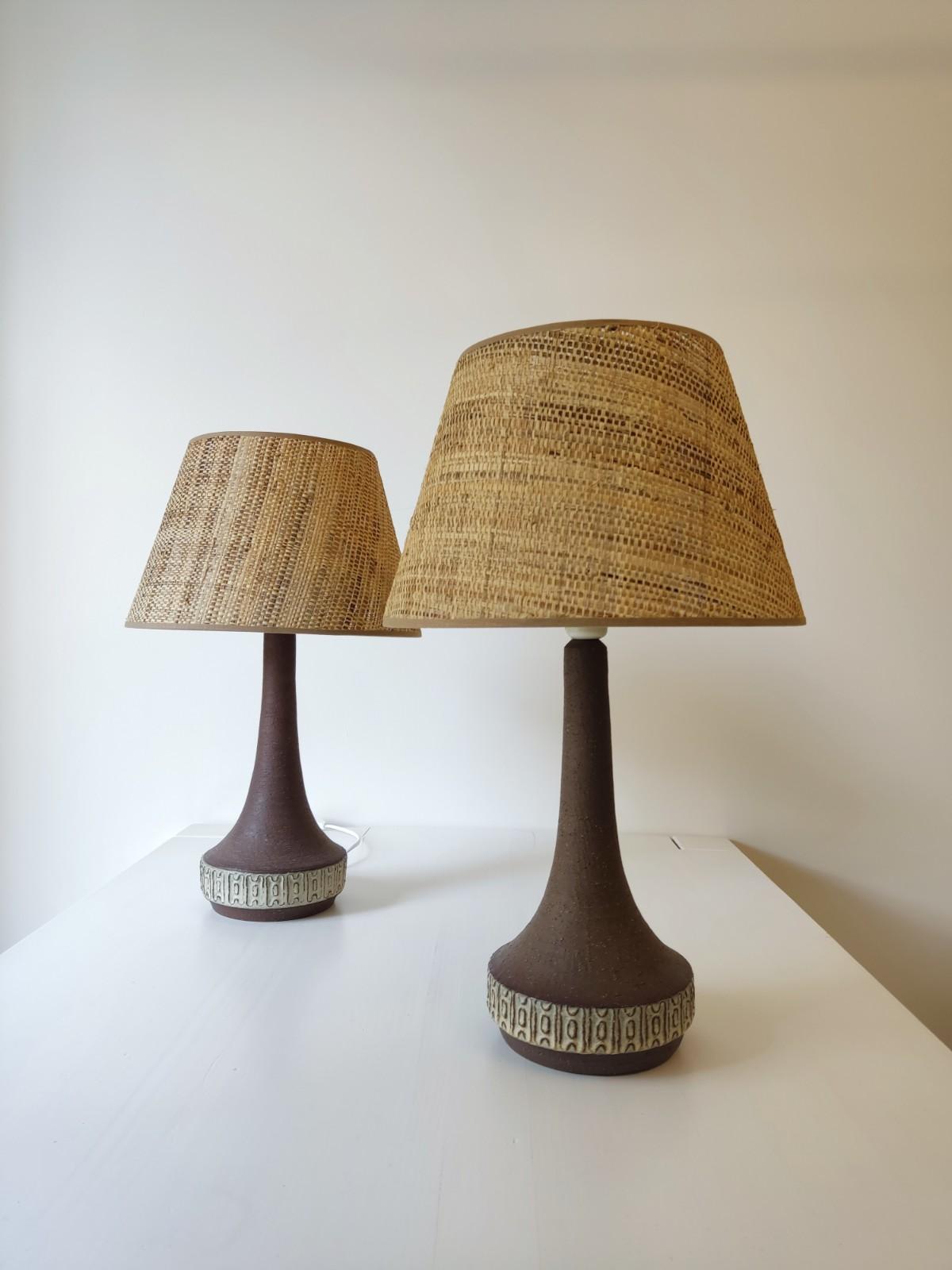 Dänische Lampe, Michael Andersen, 1960er-Jahre (Keramik) im Angebot