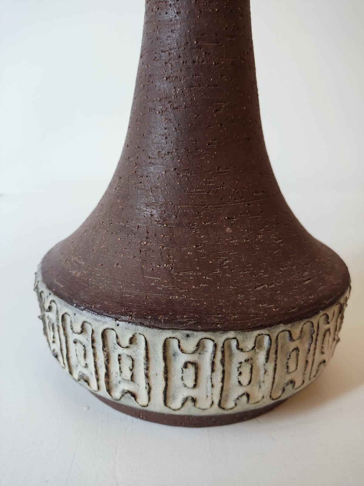 Ceramic Danish Lamp Michael Andersen, 1960s For Sale