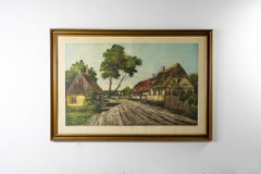 Dänische Landschaftslithographie-Kunst