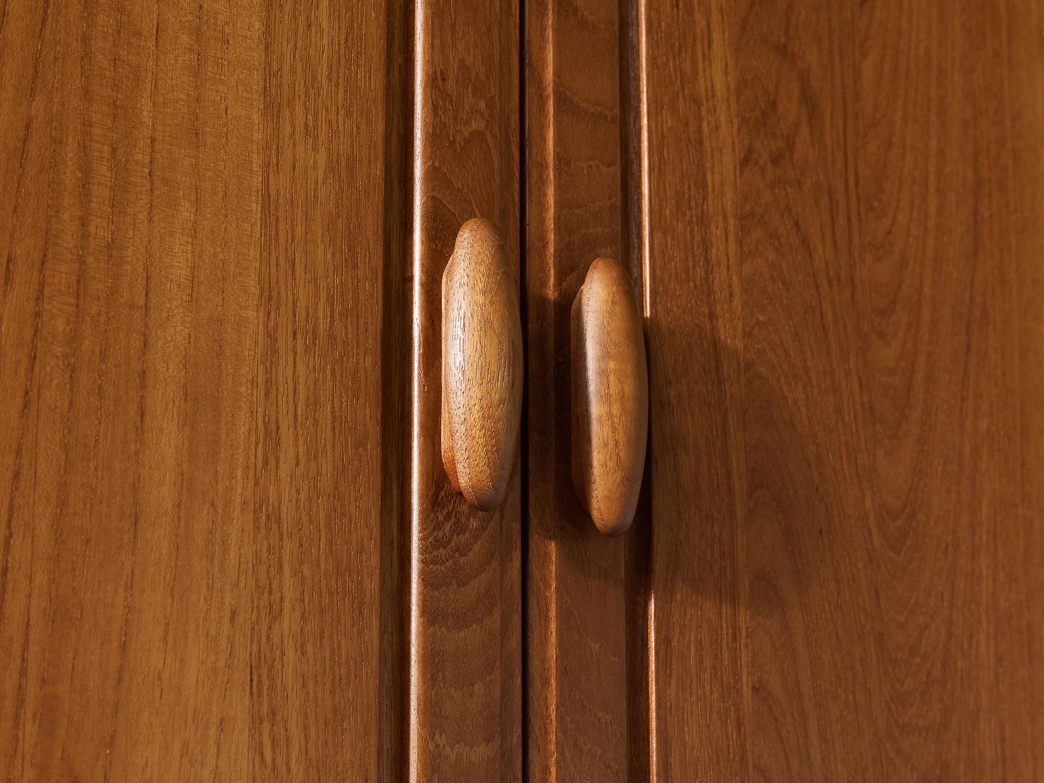 Danish Large Cupboard in Teak and Glass 9