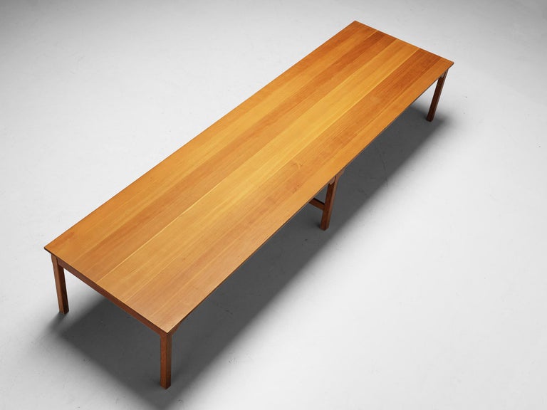 Danish Large Dining or Conference Table in Oregon Pine For Sale at 1stDibs