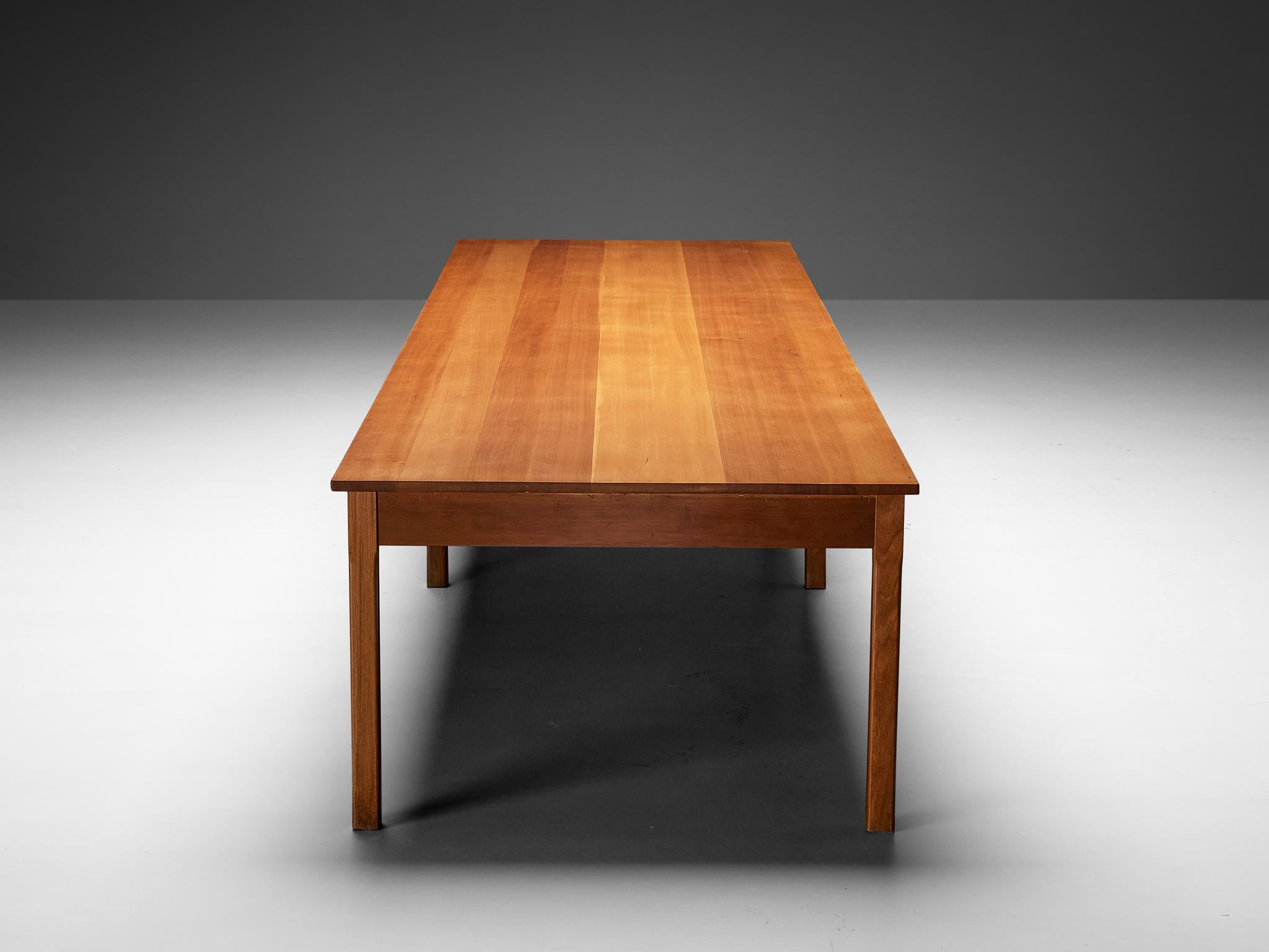 Scandinavian Modern Danish Large Dining or Conference Table in Oregon Pine  For Sale