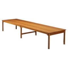 Danish Large Dining or Conference Table in Oregon Pine