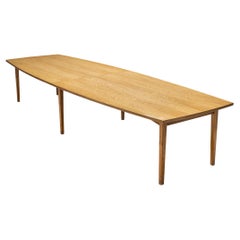 Danish Large Dining Table in Oak
