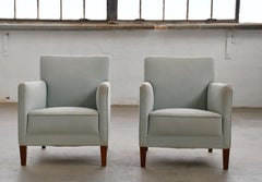 Danish Late Art Deco Early Midcentury Pair of Lounge Chair 1930-40s