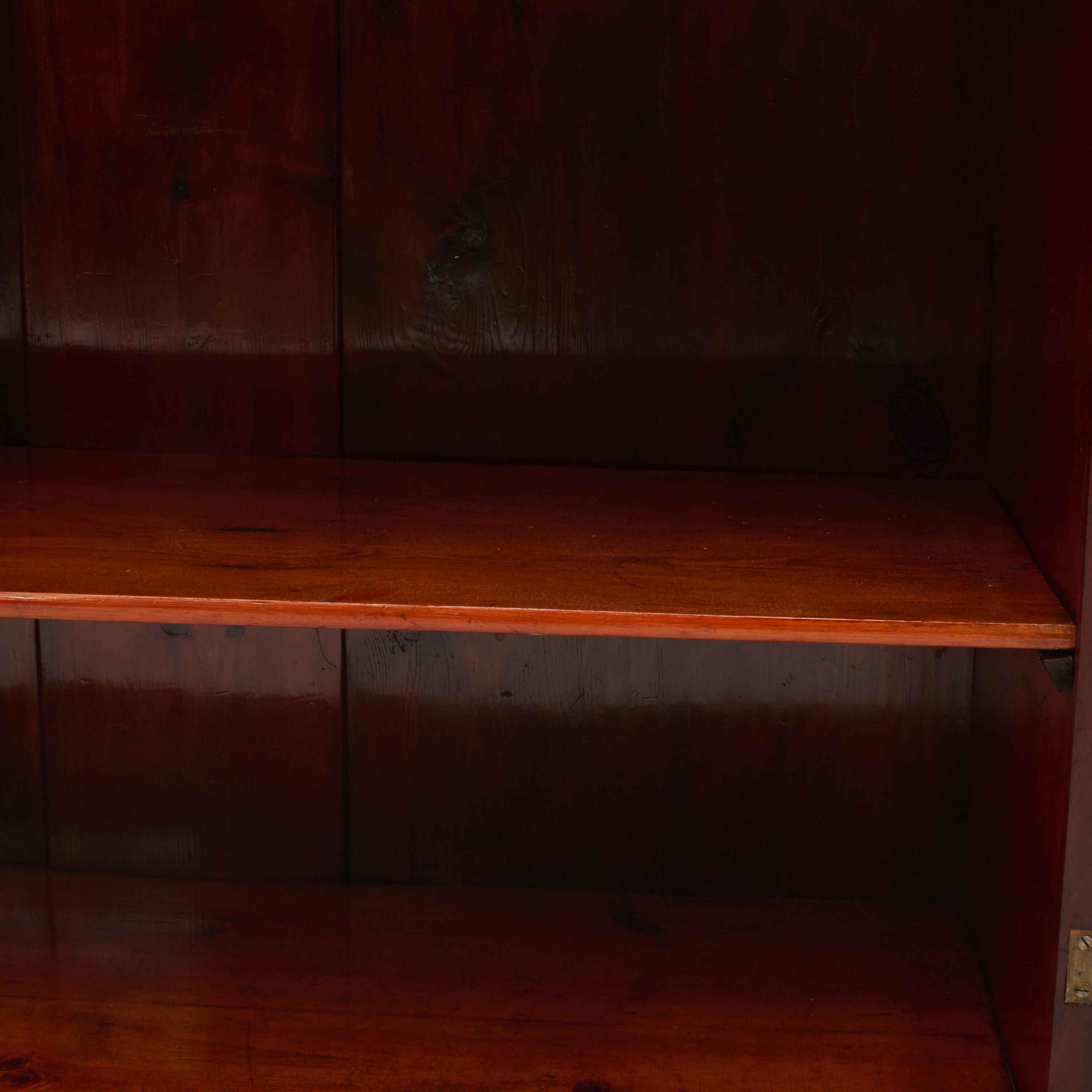 Mid-19th Century Danish Late Empire Mahogany Bookcase Cabinet