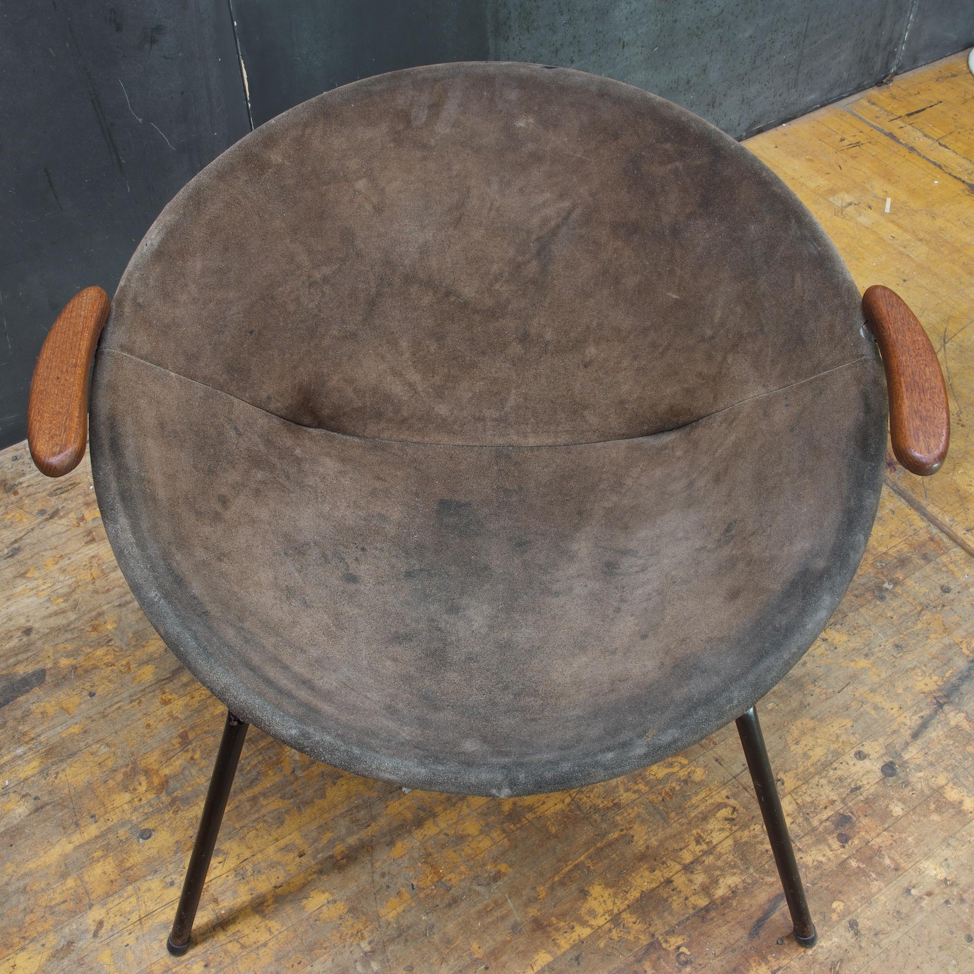 leather hoop chair