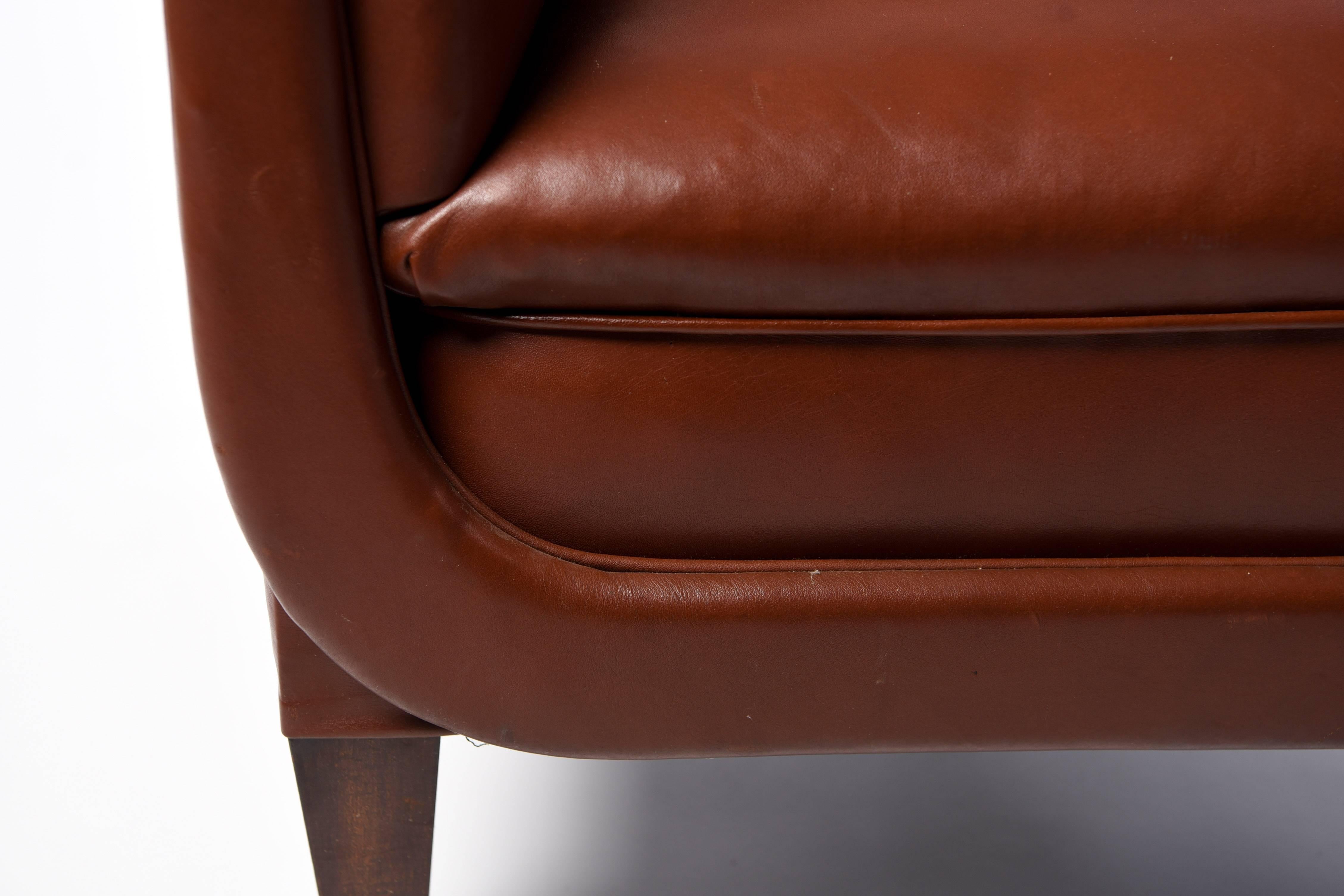 Danish Leather Club Chair 5
