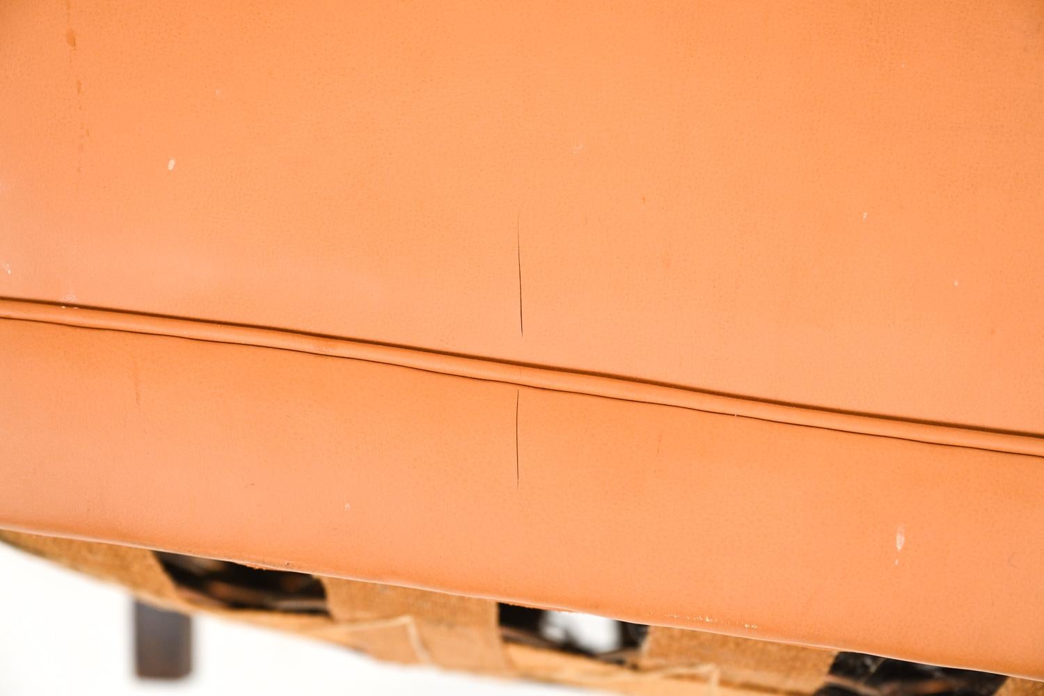 Danish Leather Easy Chair in the Manner of Boesen & Lassen 13