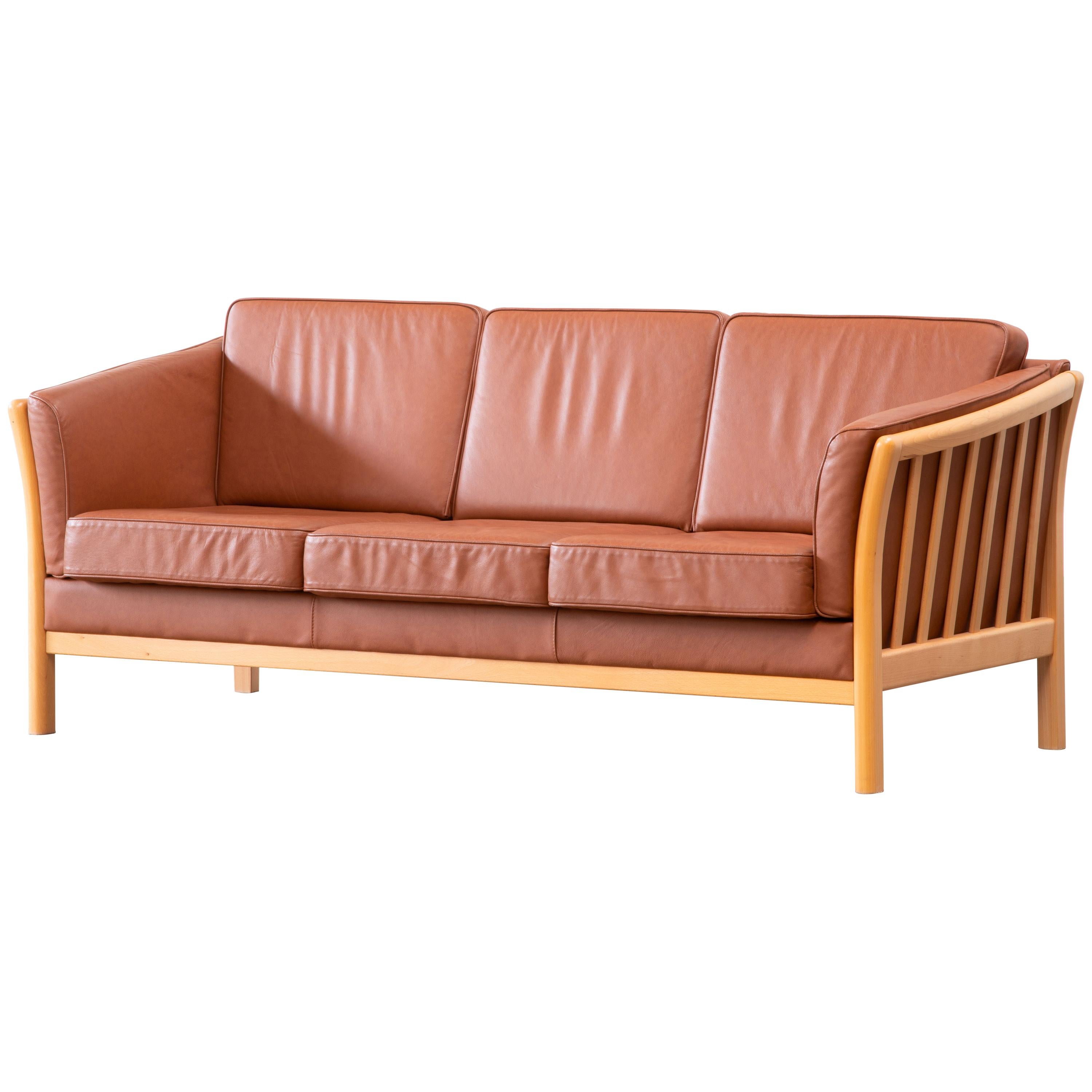 Danish Leather Sofa from the 70's