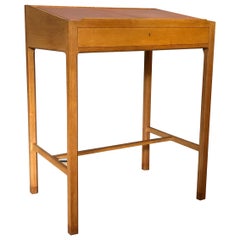 Vintage Danish Oak Lectern Standing Writing Desk