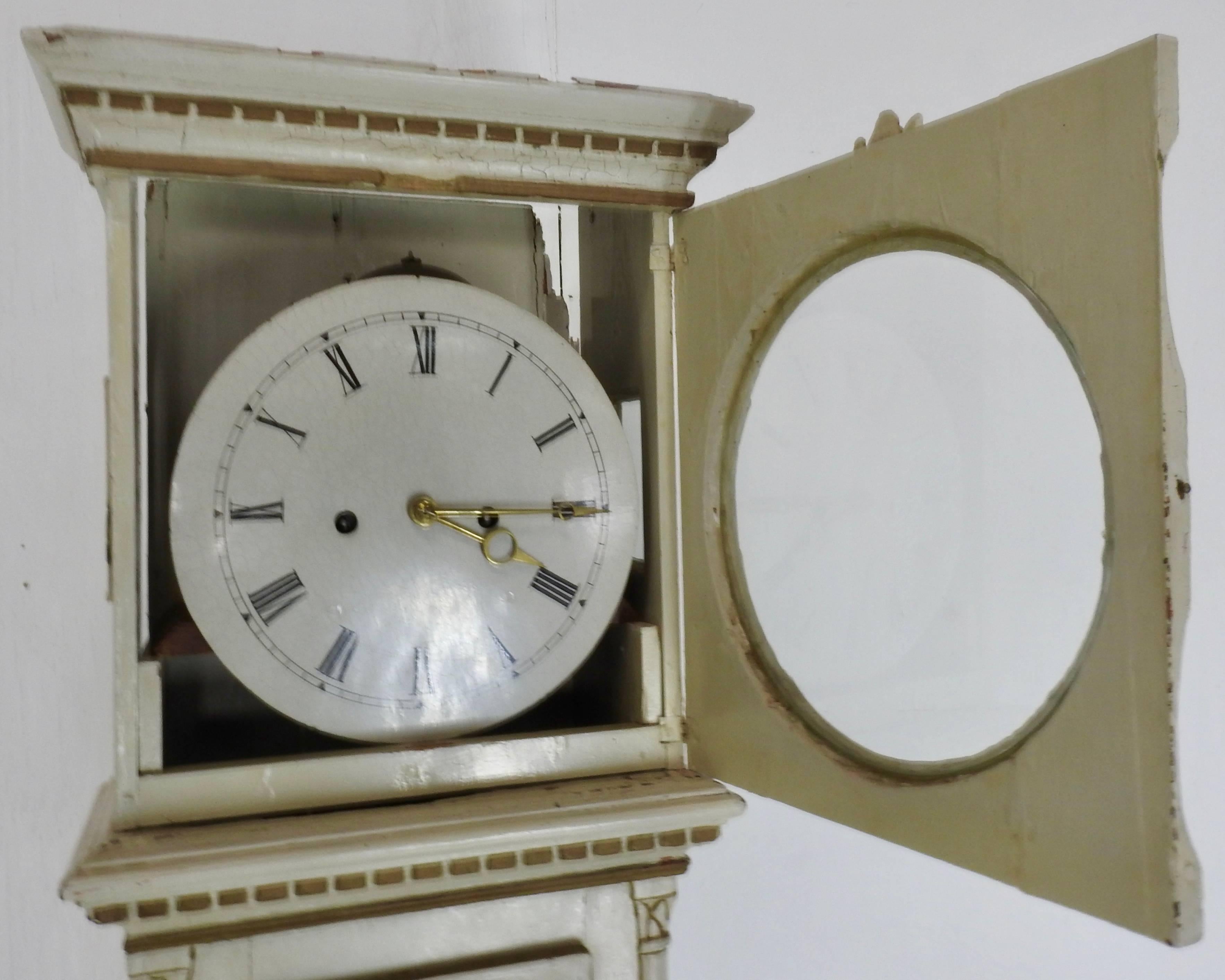 Danish Long Case Clock For Sale 2