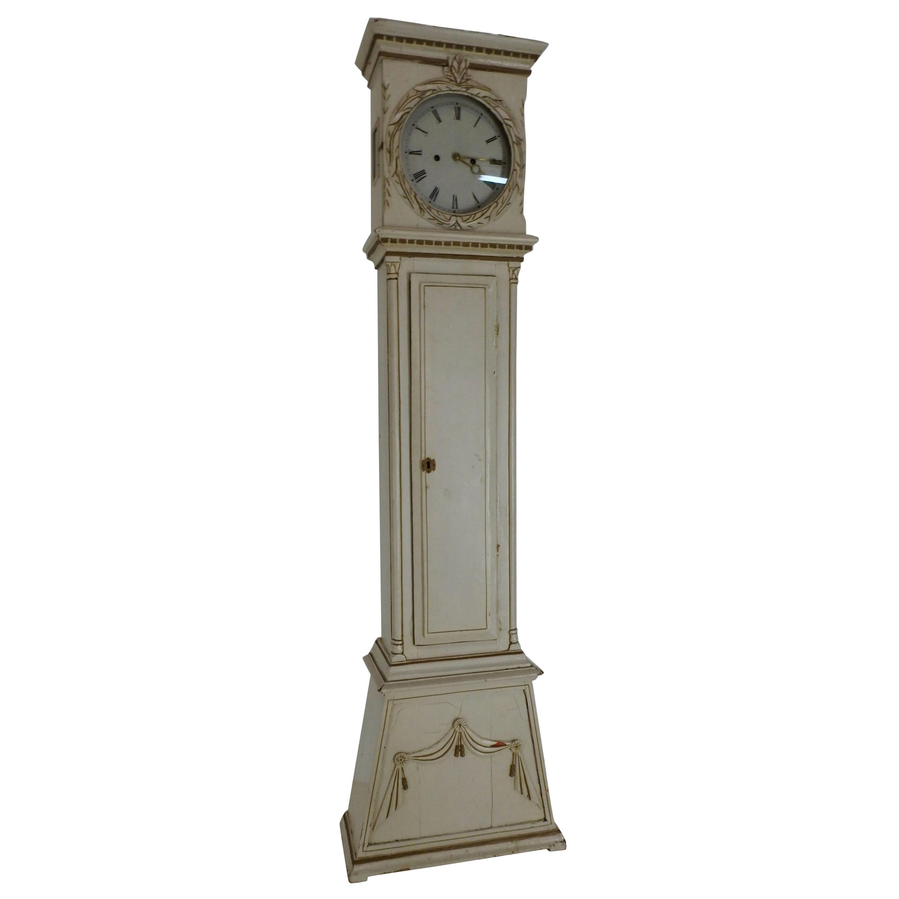 Danish Long Case Clock For Sale