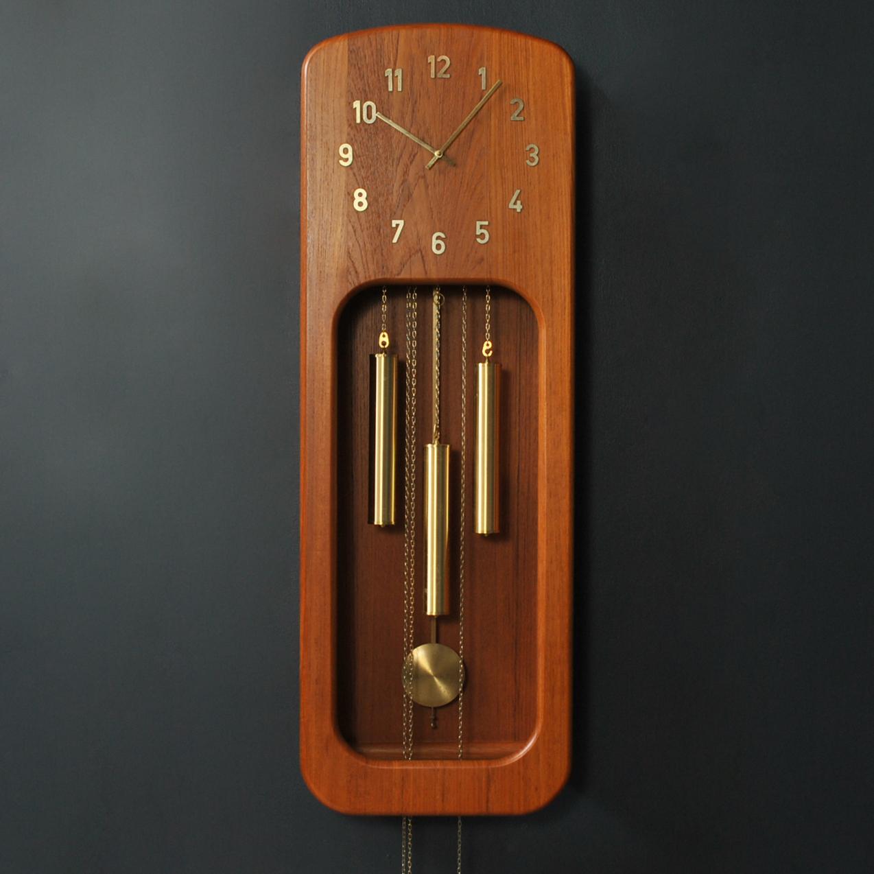 Danish Long Case Wall Clock In Good Condition In London, GB