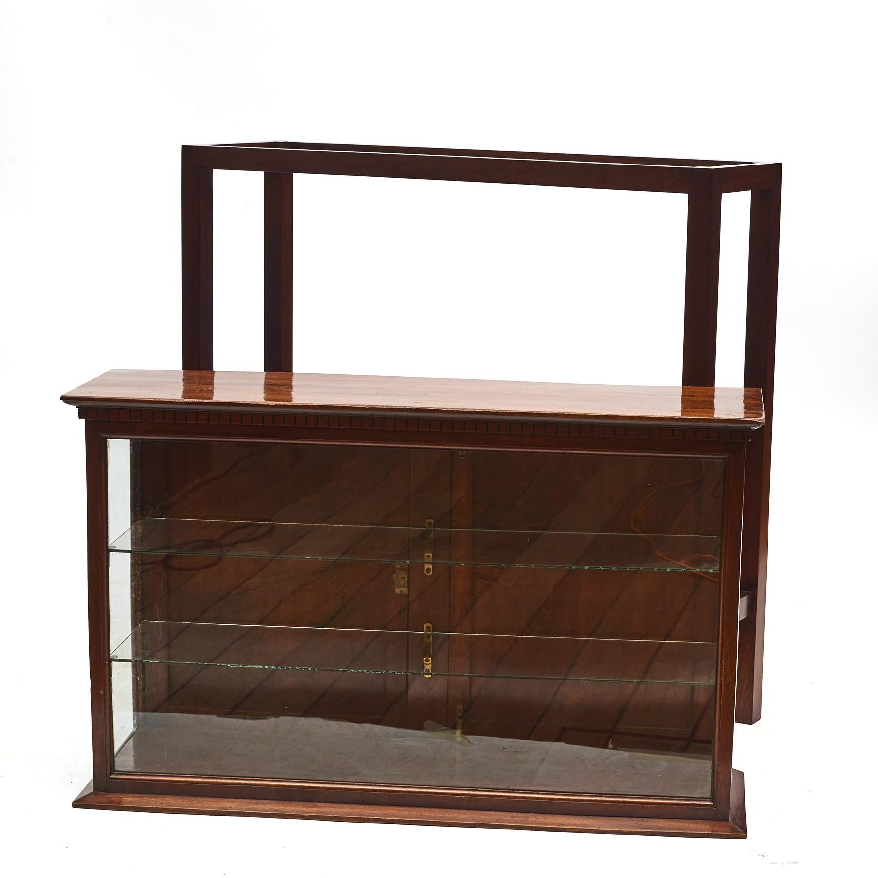 18th Century Danish Louis XVI Display Cabinet on Stand For Sale
