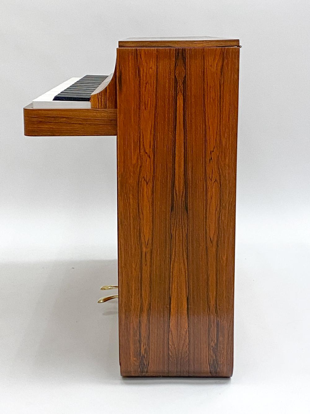 Dänisches Louis Zwicki Palisander-Klavier, ca. 1950er Jahre im Angebot 5