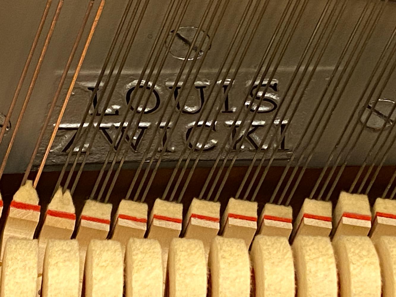 Dänisches Louis Zwicki Teakholz-Klavier, CIRCA 1950 2