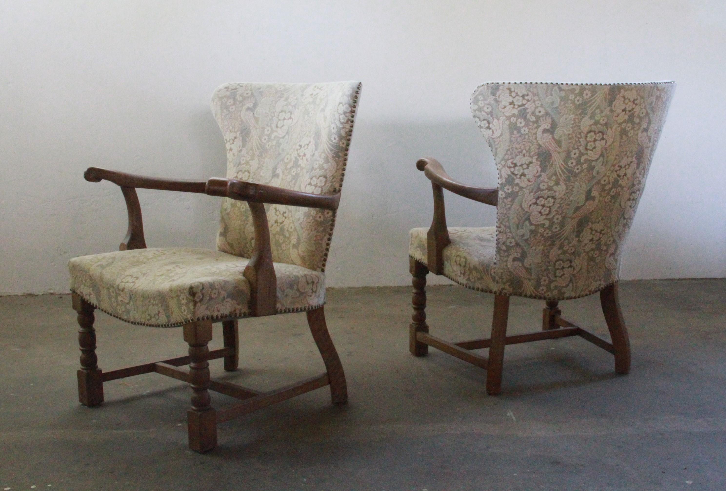 Silla danesa 1930/40 Tela en venta