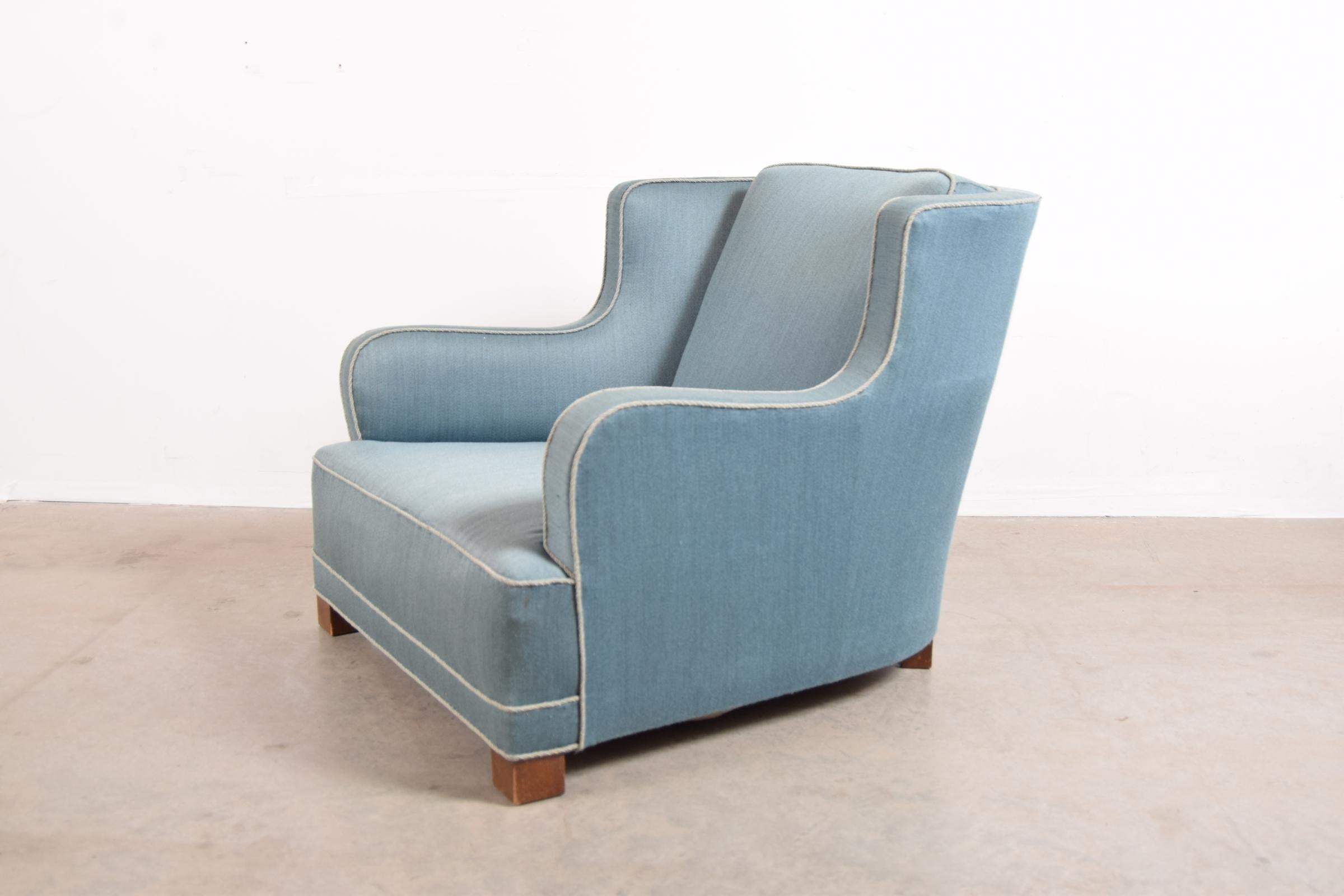 Danish Lounge Chair Attributed to Fritz Hansen 2
