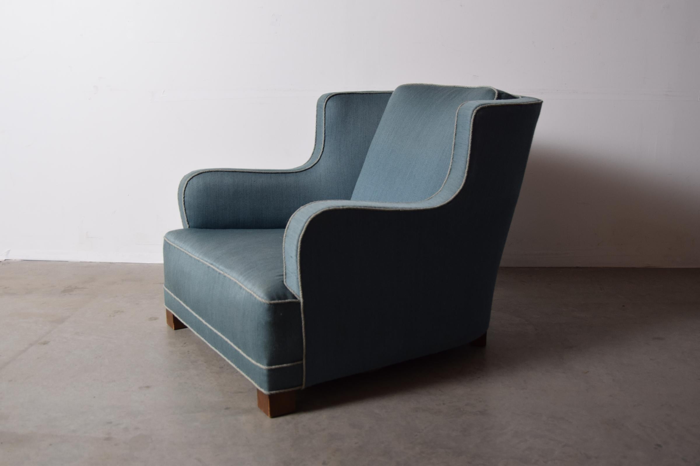 Danish Lounge Chair Attributed to Fritz Hansen 3