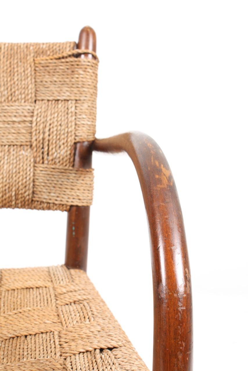 Scandinavian Modern Danish Lounge Chair by Frits Schlegel, 1940s