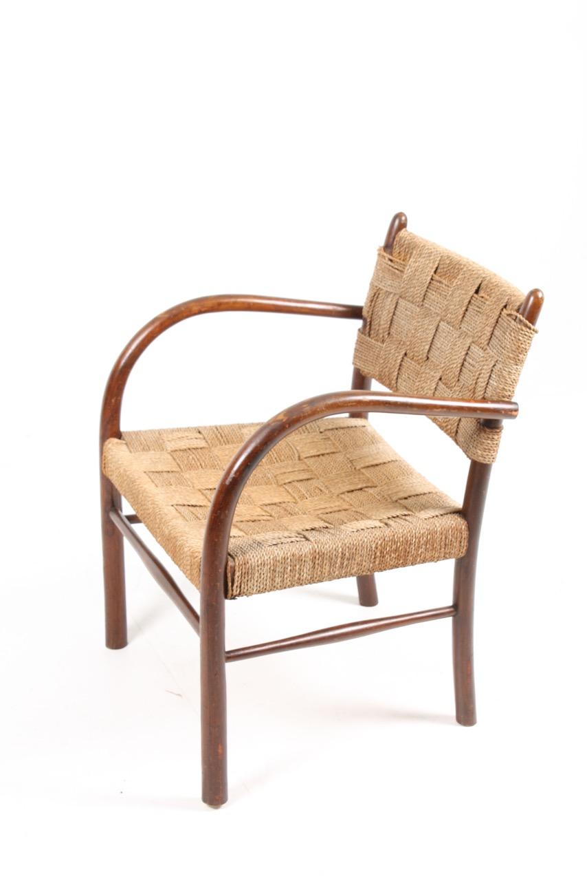 Mid-20th Century Danish Lounge Chair by Frits Schlegel, 1940s