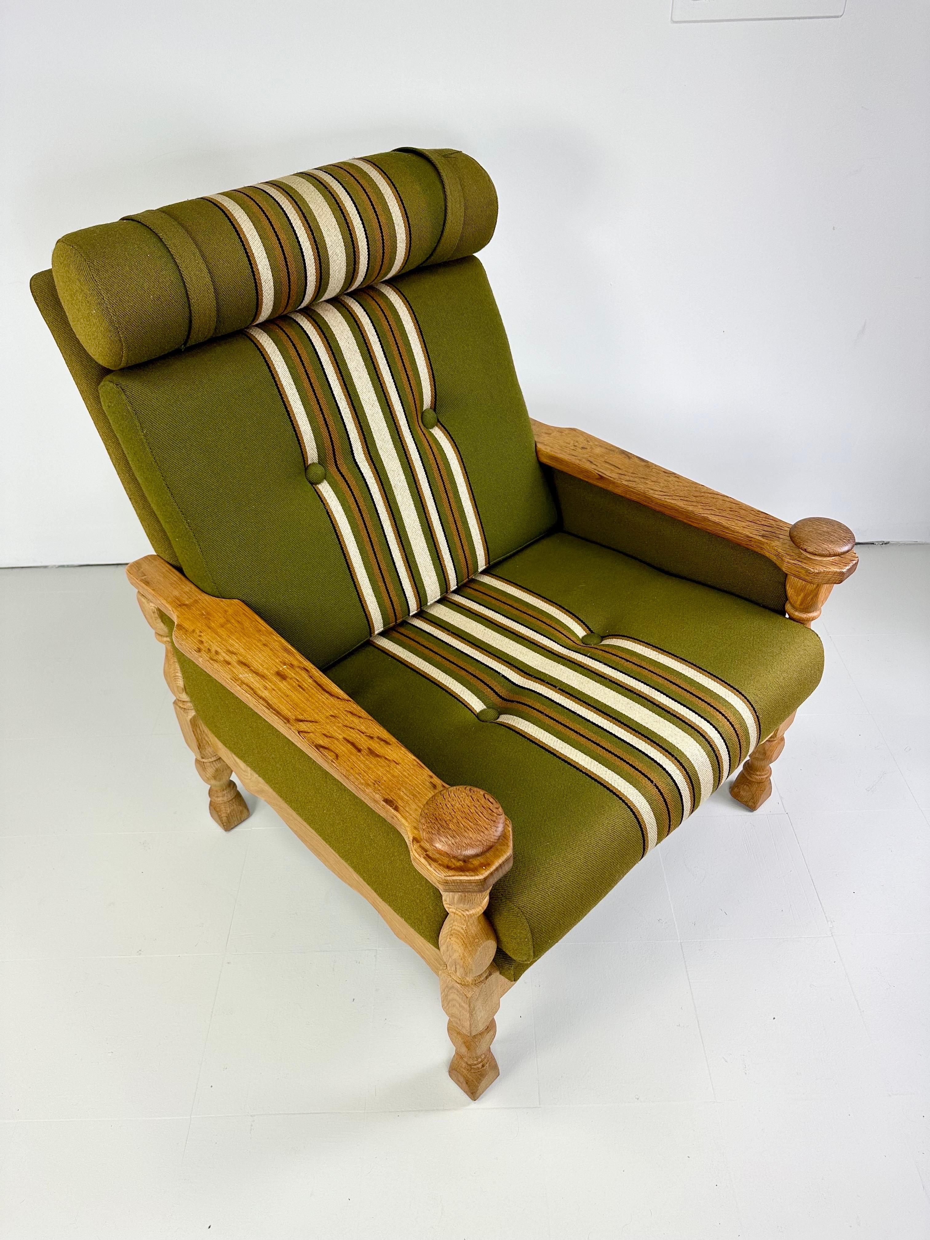 20th Century Danish Lounge Chair by Henning Kjaernulf For Sale