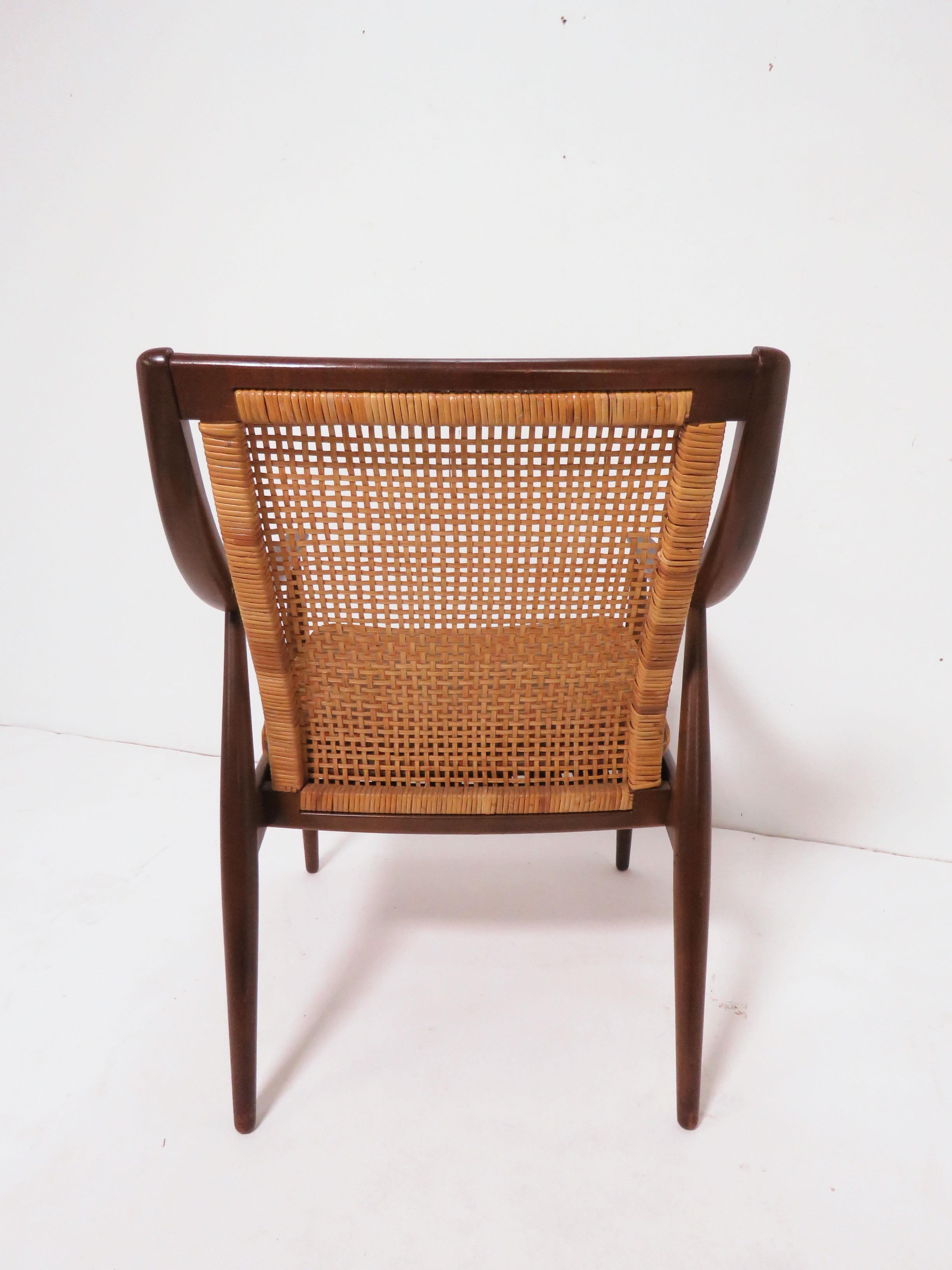 Danish Lounge Chair by Hvidt & Mølgaard-Nielsen for France & Daverkosen In Good Condition In Peabody, MA