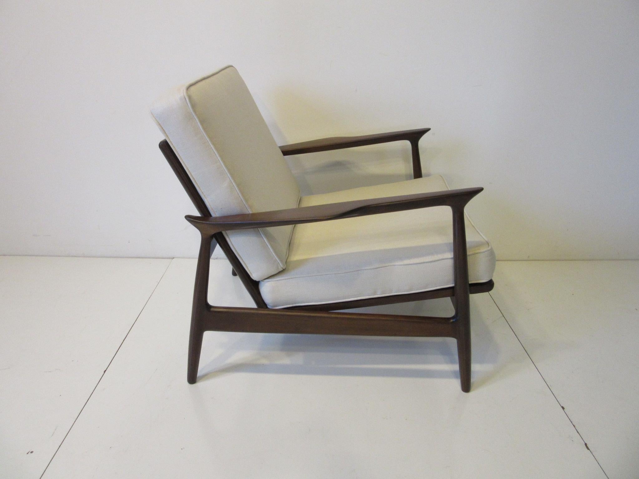 Mid-Century Modern Danish Lounge Chair by IB Kofod-Larsen, Denmark