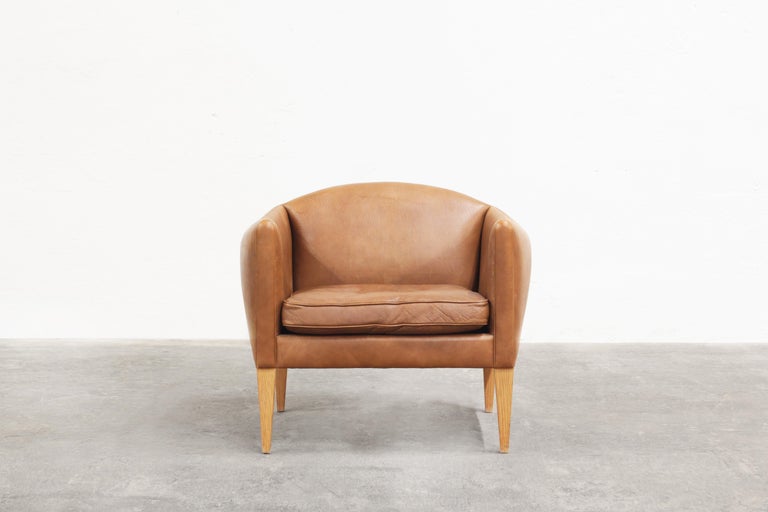 20th Century Danish Lounge Chair by Illum Wikkelsø for Holger Christiansen, Denmark, 1960s For Sale
