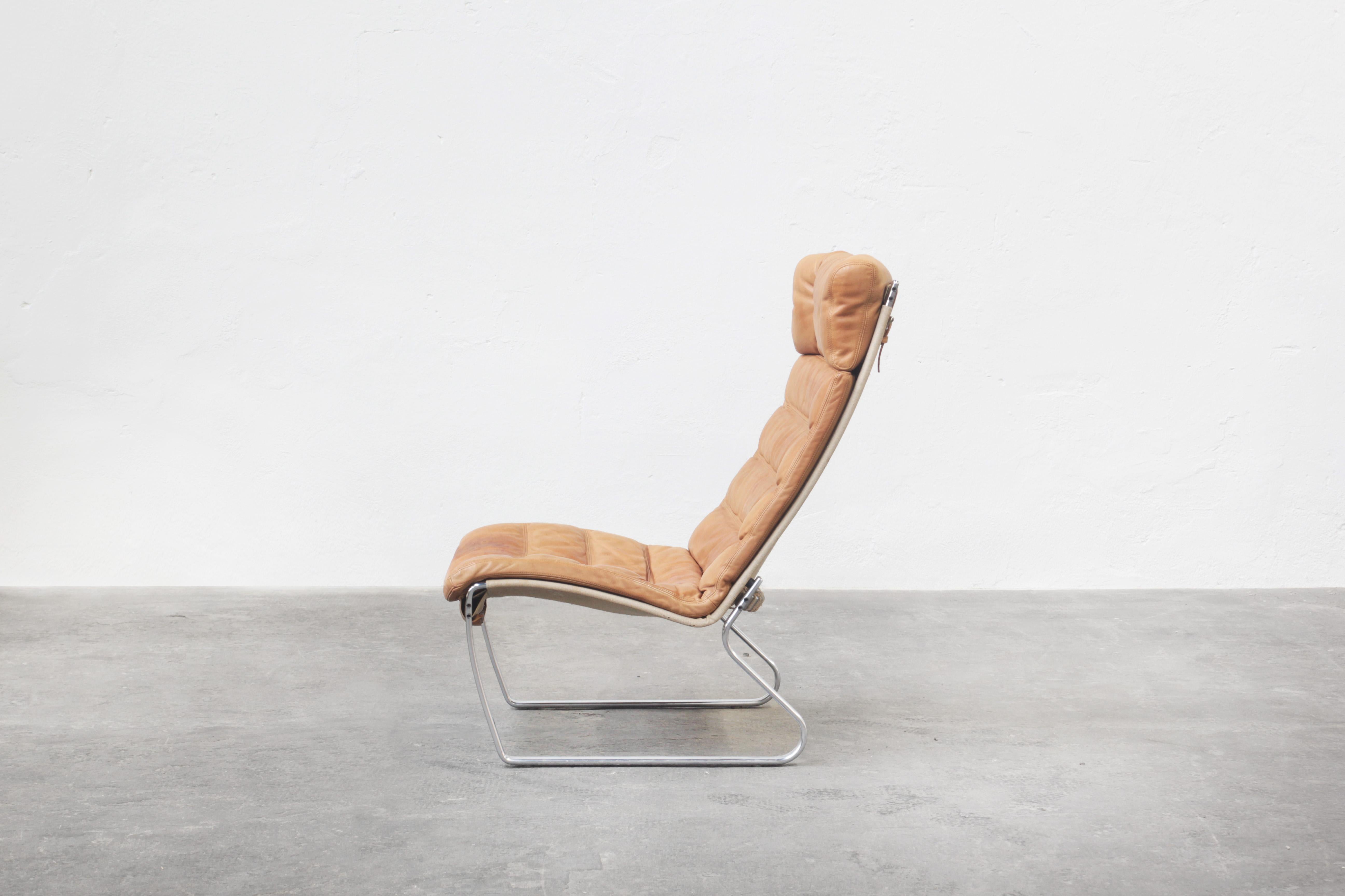 German Danish Lounge Chair by Jorgen Kastholm for Alfred Kill International, 1968