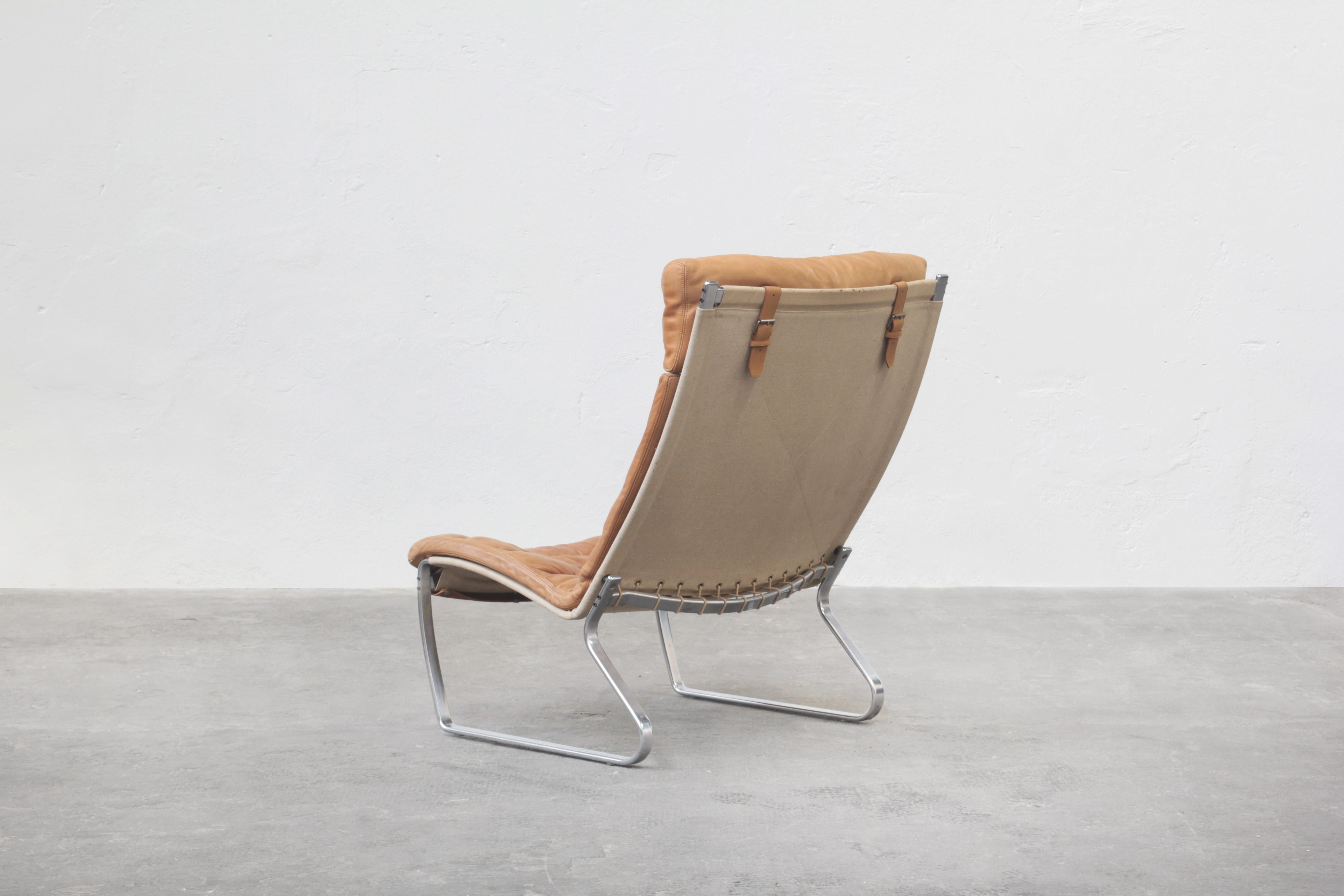 Danish Lounge Chair by Jorgen Kastholm for Alfred Kill International, 1968 In Good Condition In Berlin, DE