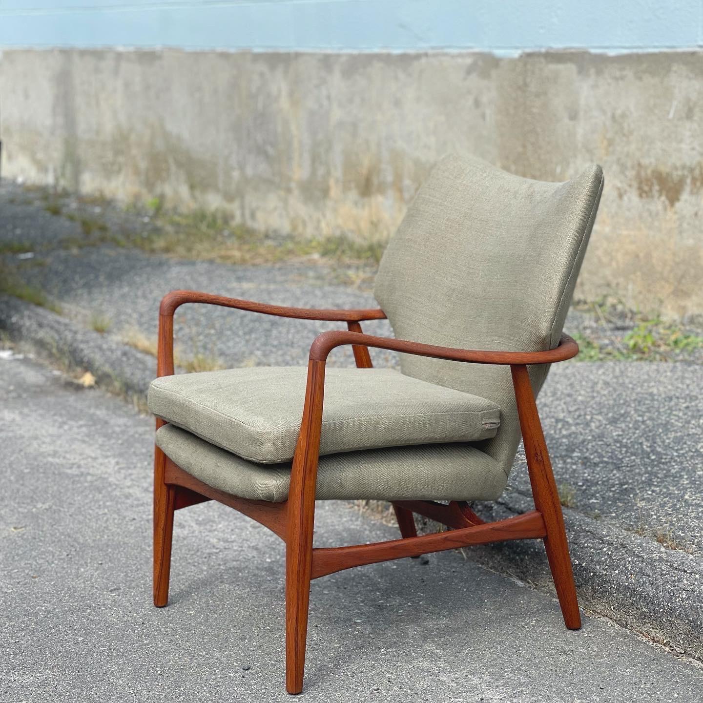 Danish Lounge Chair by Madsen and Schubell in Teak, 1950s 13