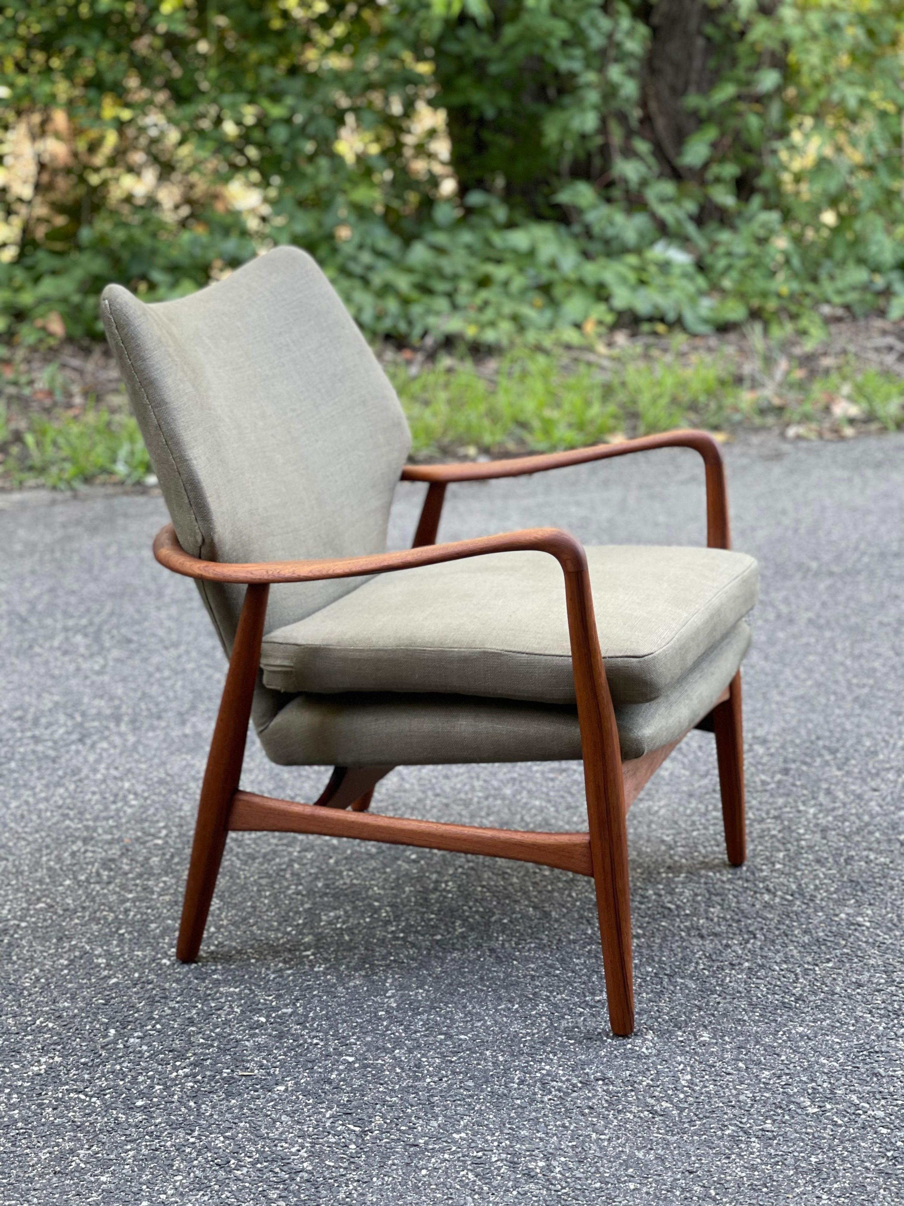 Danish Lounge Chair by Madsen and Schubell in Teak, 1950s 14