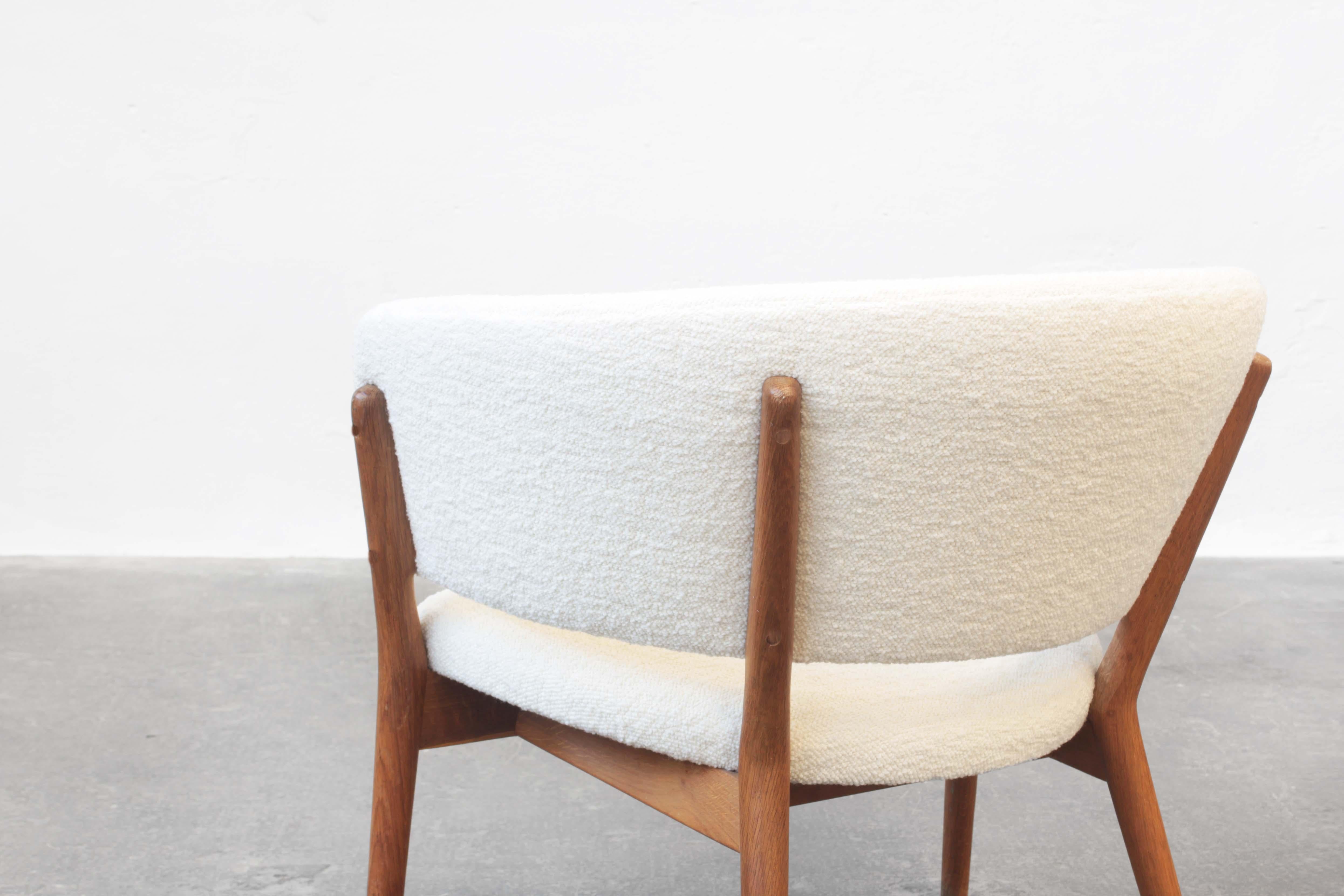 Oak Danish Lounge Chair by Nanna Ditzel for Søren Willadsen