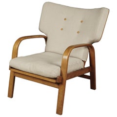Danish Lounge Chair Designed by Magnus Stephensen, Fritz Hansen, circa 1932