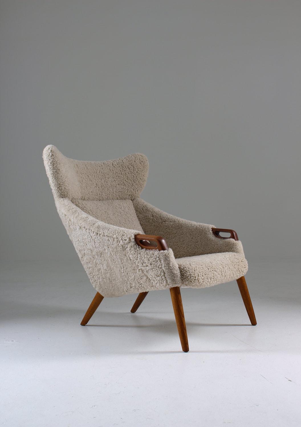 danish sheepskin chair