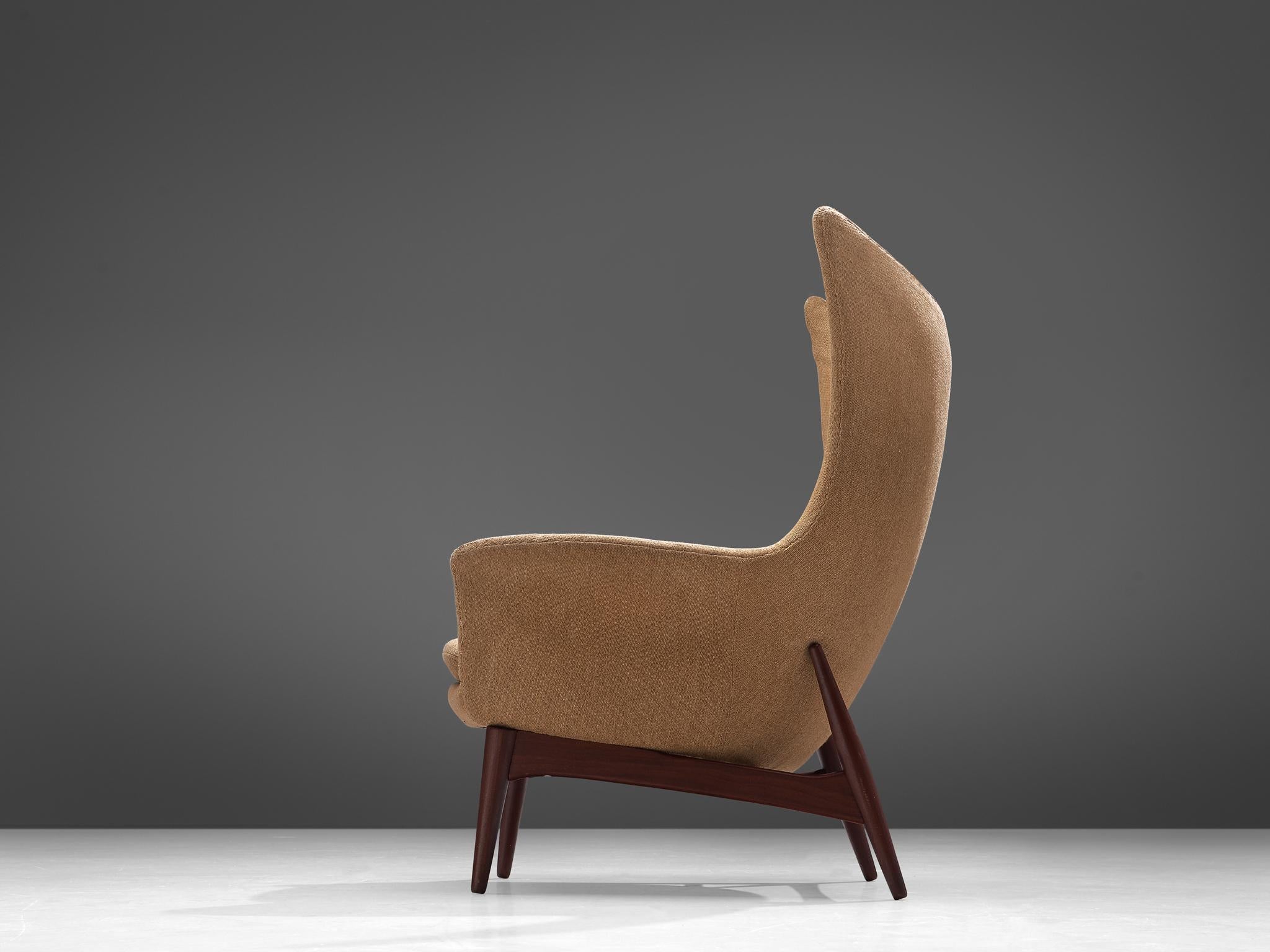 Danish Lounge Chair in Teak In Good Condition For Sale In Waalwijk, NL