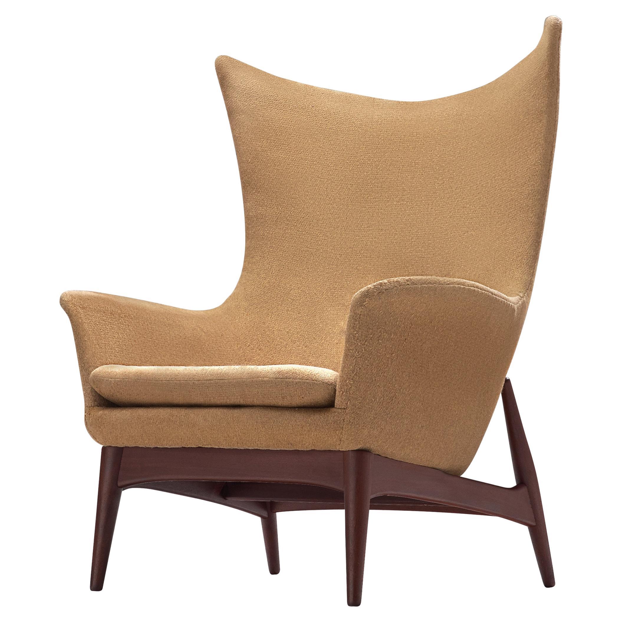 Danish Lounge Chair in Teak For Sale