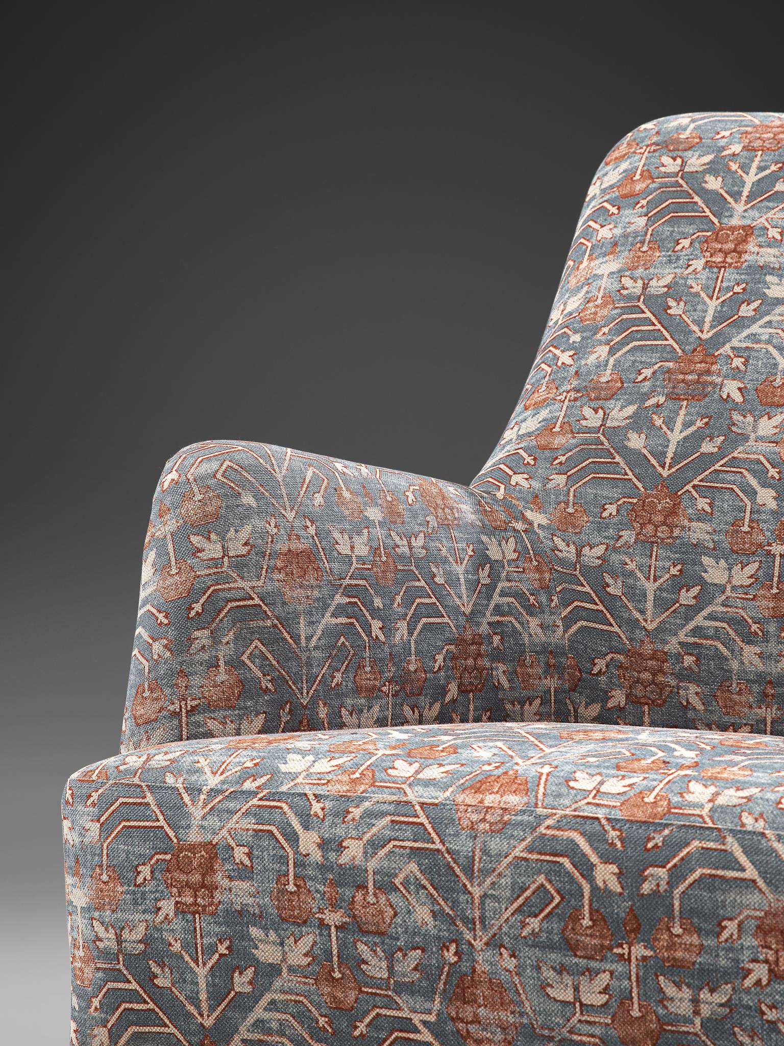 Danish Lounge Chair with ZAK+FOX 'Fantasma' Collection 2020 Upholstery 2