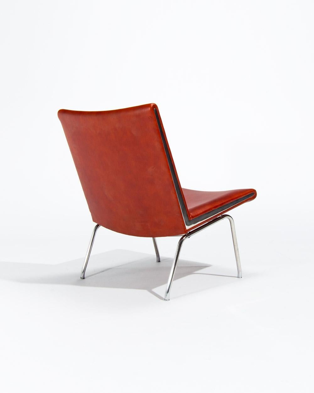 Mid-20th Century Danish Lounge Chair The Airport Chair by Hans Wegner, 1950’s For Sale
