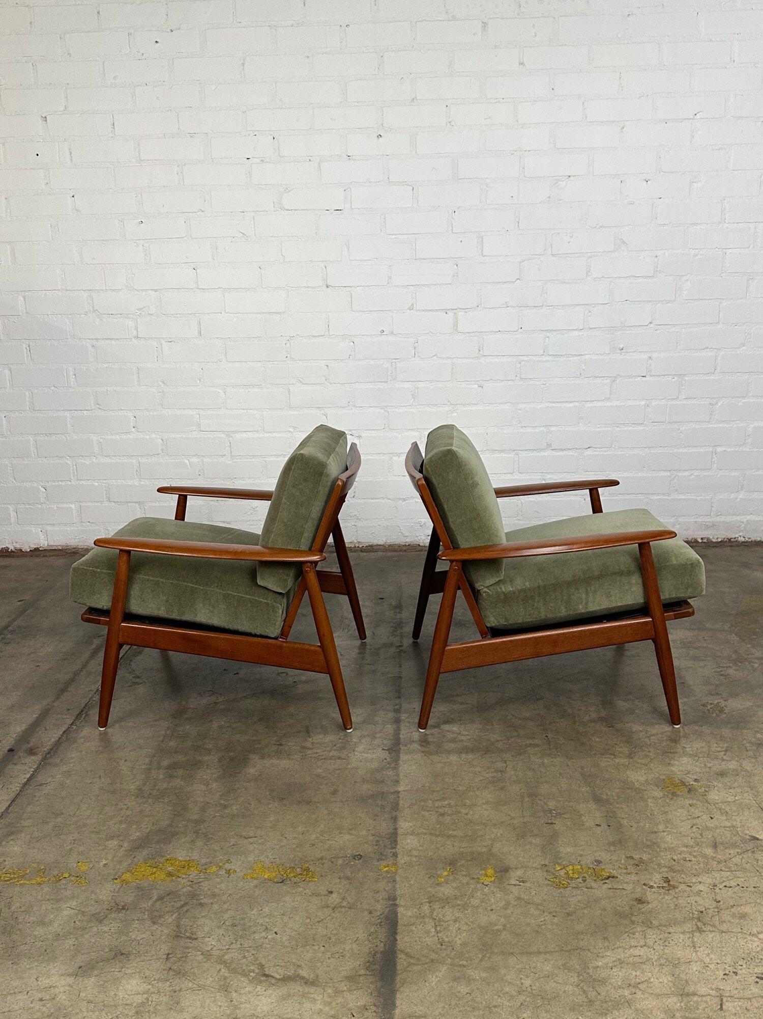 Danish Lounge Chairs by Morredi, Sold Seperately 4