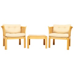 Vintage Danish Lounge Set Plexus by Illum Wikkelsø for CFC, 1980s