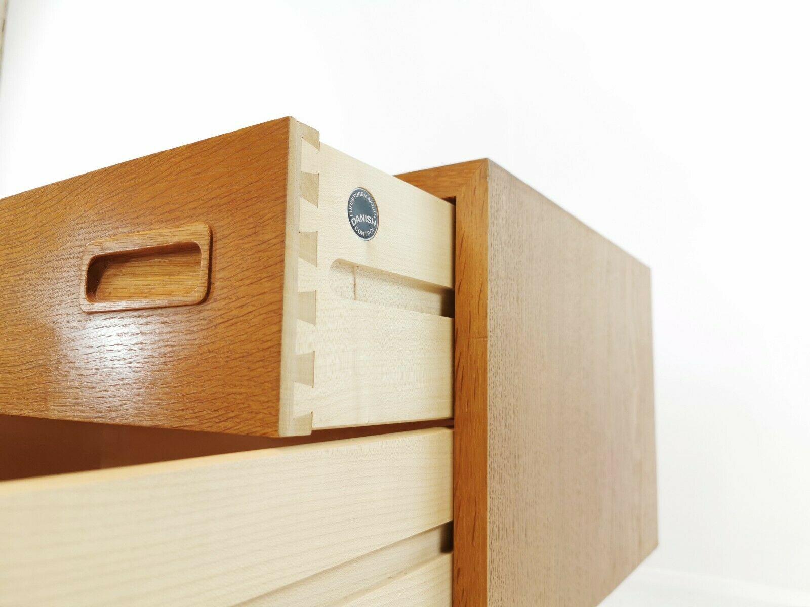 Danish Low Boy Chest of Drawers by Hundevad 1960s-1970s Midcentury Vintage 2