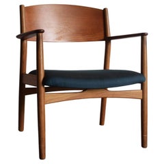 Danish Low Model 147 Lounge Chair in Teak by Børge Mogensen for Søborg Møbelfabr