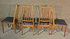 Six Danish Made Slat Back Chairs